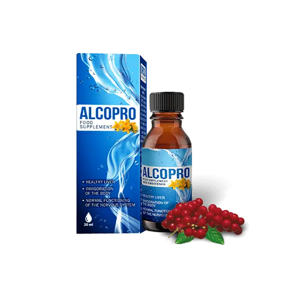 alcopro.webp AlcoPRO Tropfen gegen Alkoholabhängigkeit (Flasche 20 ml)