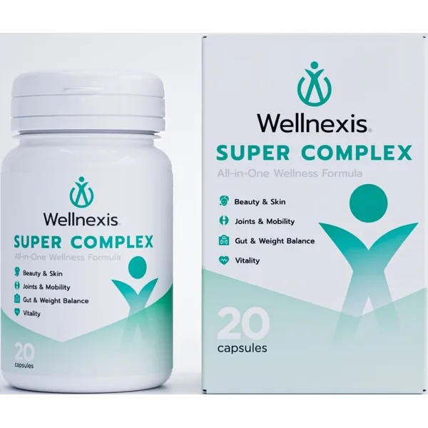 Wellnexis Kapseln zur Unterstützung der Gelenk- und Herz-Kreislauf-Gesundheit, der Potenz sowie bei Diabetes und Prostatitis (20 Kapseln)