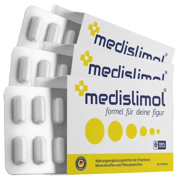 Medislimol Kapseln zur Gewichtskontrolle und Figurkorrektur (60 Kapseln)