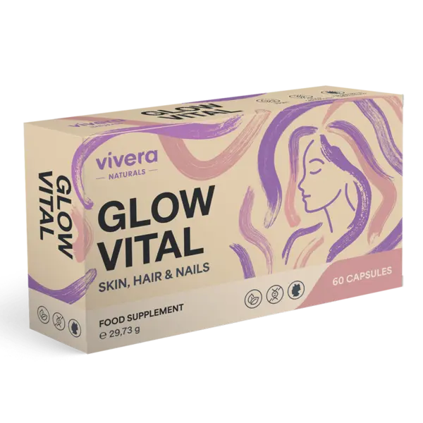 Vivera Glow Vital Kapseln für Haut, Haare und Nägel (60 Kapseln)