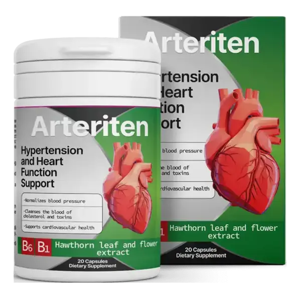 Arteriten Kapseln gegen Bluthochdruck und zur Normalisierung der Herzfunktion (20 Kapseln)